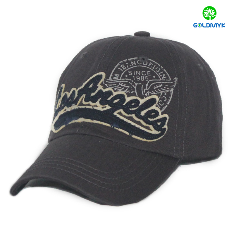 Custom Cotton Printing and Patch Embroidery plain color baseball cap 