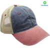 6 Panel Richardson Truck Mesh Hats Pigment Washed Cotton Twill Custom Baseball Hat Cap with mesh