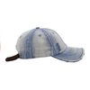 Professional Unstructured High Quality Washed Soft Cap And Hat with Leather Closure And Custom Logo