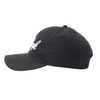 Custom Black 100% Cotton Twill Fabric Custom Logo Chain Emboridery Baseball Cap Hat Can Custom Embroidery Of Women And Men