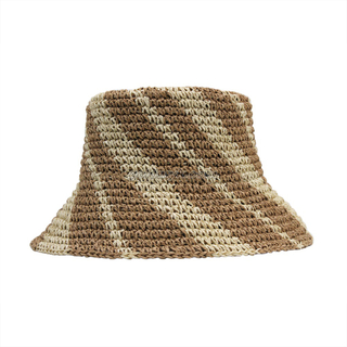 New And Fashion Paper Straw Bucket with Custom Design for Unisex