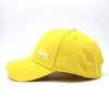 Yellow Embroidery Baseball Cap Hat Custom Logo Can Printing Or Embroidery Of Women And Men Unisex