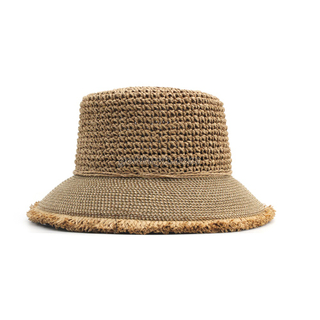 High End Quality And Best Sale Paper Straw Bucket Hat Supplier for Unisex
