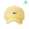 Six panel simple unstructured baseball cap