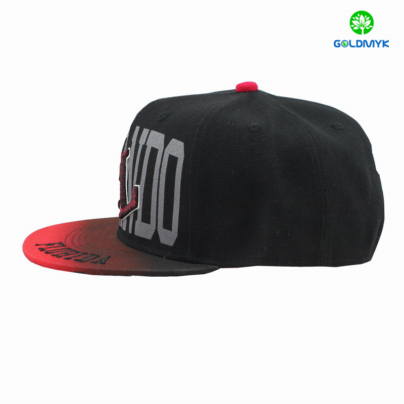 Printing 3D embroidery snapback cap 