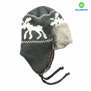 Best quality cute antenna knit hat
