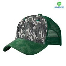 100% polyester 6 Panel trucker cap with custom logo