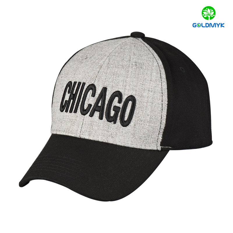 Chicago 3D embroidery Structed Sport Cap