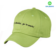 Six panel embroidery design cotton twill custom baseball cap