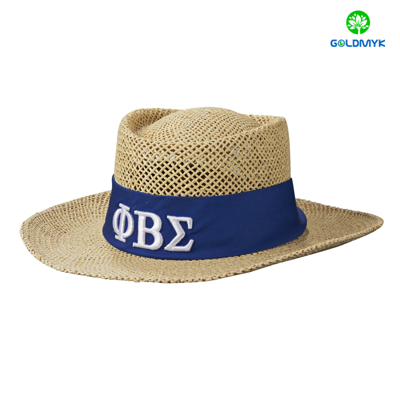 High quality Paper straw panama hat for men
