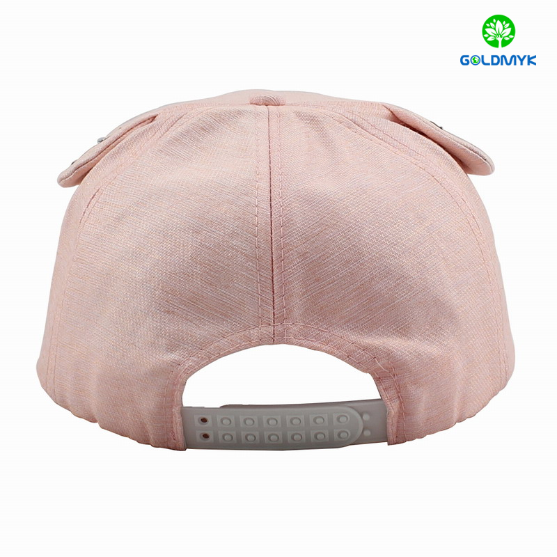 Fashion 5 panels Kid cap with Ear for Girl 