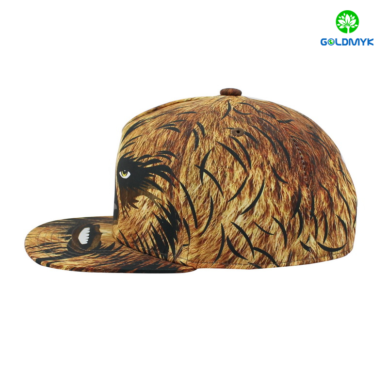 High quality Mirco polyester Animal Snapback hat 