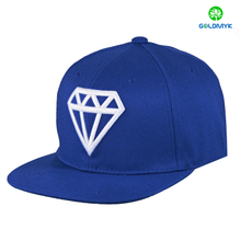 Royal blue 3D Embroidery 6 Panel Snapback Cap Wholesale