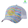 Fashion colorful material trucker mesh cap with 3D embroidery