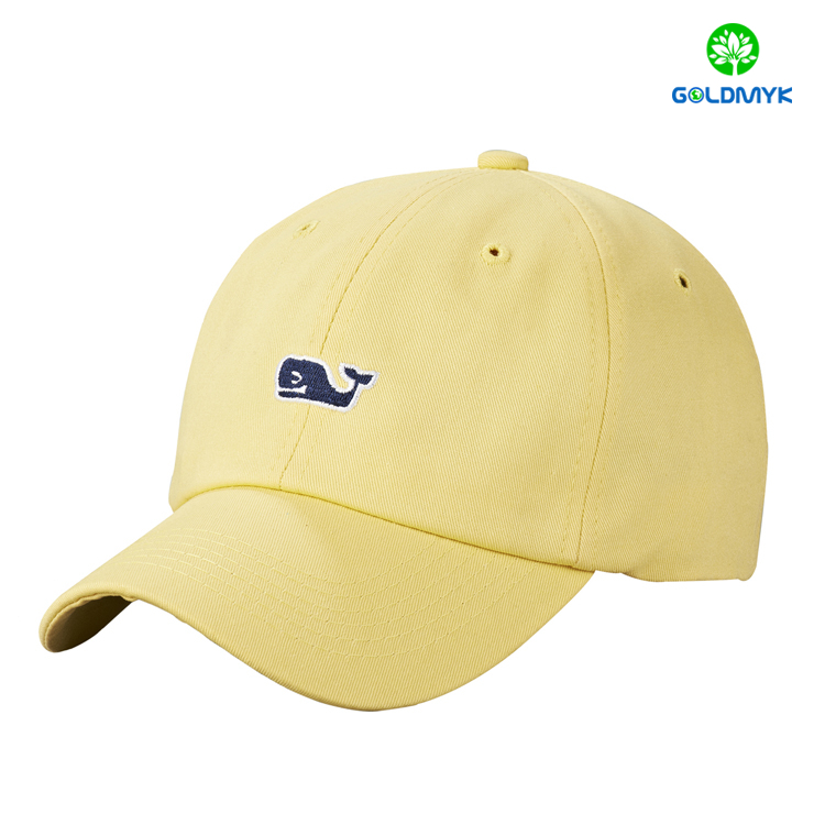 Six panel simple unstructured baseball cap