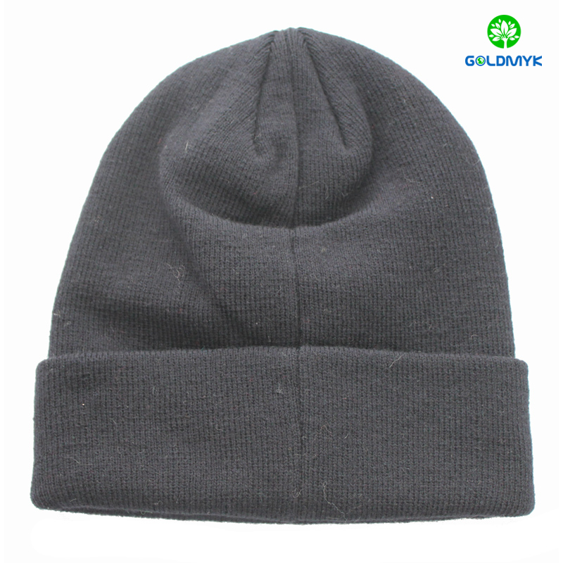 Promotional mens Gift Use knitted hat Wholesale design your own pom pom winter hat