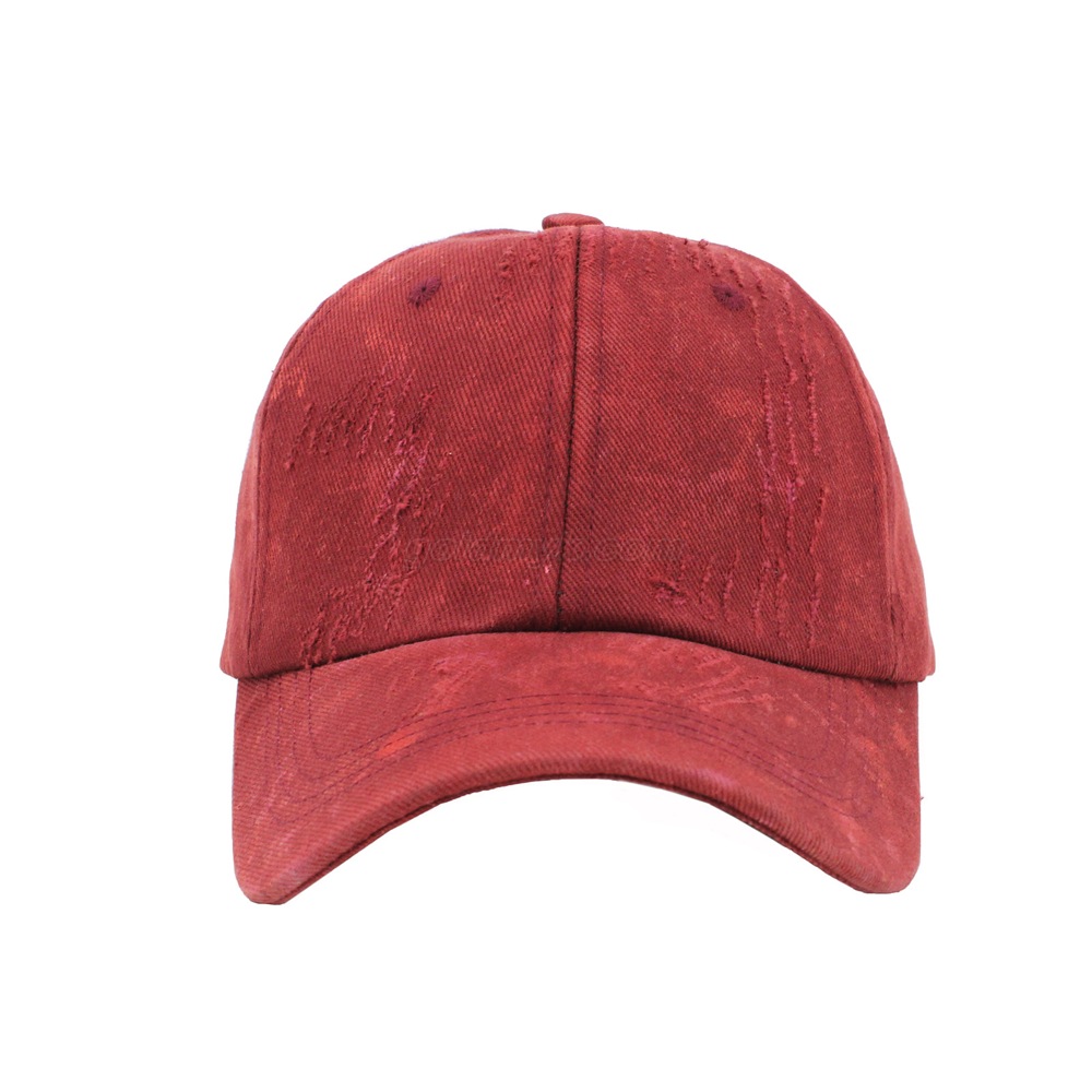 Promotional Soft Cotton Fabric Washed Baseball Cap And Hat with Customized Embroidery Or Patch Logo