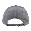 Custom Grey 100% Cotton Twill Fabric Custom Logo Washed Baseball Cap Curved Brim Hat Can Custom Embroidery Of Women And Men