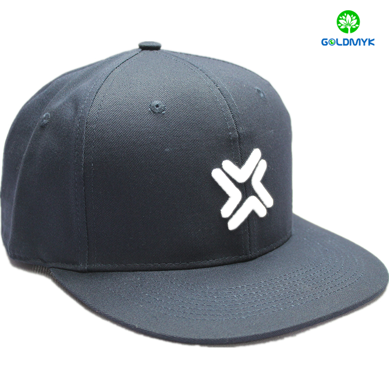 Customed 3D Embroidery 6 Panel Snapback Cap Wholesale