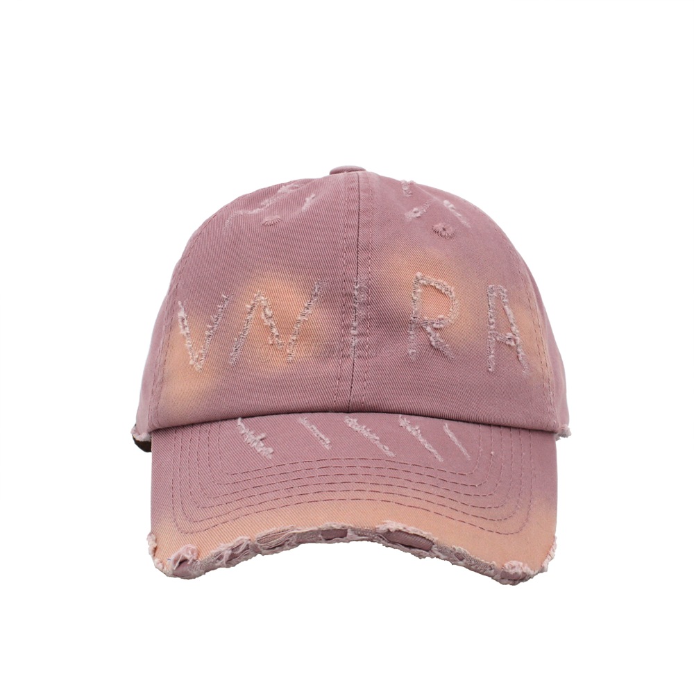Blank Baseball Cap Distressed Washed Dad Hat 6-panel Hat Sports caps For Man And Woven Can Custom Logo