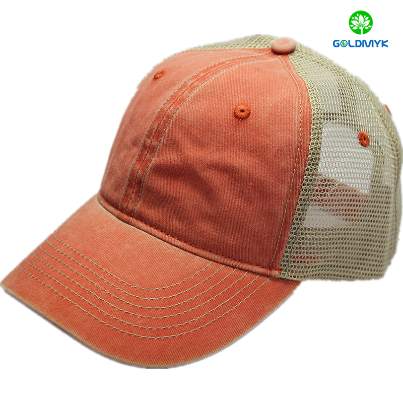 Vintage Pigment Washed Unstructured Baseball Cap Hat