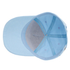 Custom 100% Cotton Fabric Sky Blue Custom Solid Color Logo Towel Emboridery Baseball Cap Hat Can Custom Embroidery Of Women And Men