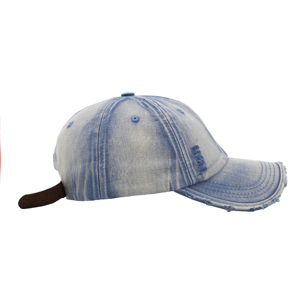 Professional Unstructured High Quality Washed Soft Cap And Hat with Leather Closure And Custom Logo