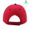 Blank red and black combination acrylic six panel baseball cap