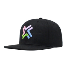 Wholesale High Quality 100% Acrylic Structured Flat Bill Cap And Hat with Custom Embroidery Logo And Design