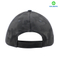 Black camo leather baseball cap with 3D embroidery