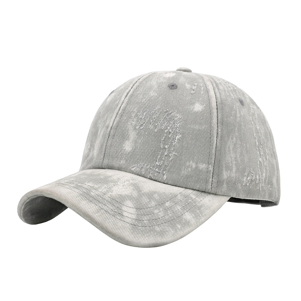 Sports Caps For Man And Woven Can Custom Logo Stylish Blank Baseball Cap Distressed Washed And Acid Washed Dad Hat 6-panel Hat 