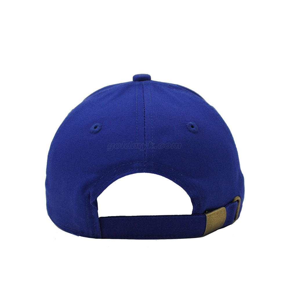 Custom Recommended Cotton Fabric 6 Panels Structured Baseball Cap with Flat Embroidery Logo