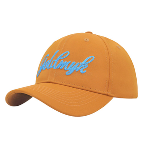 Custom Logo Dad Hat With Chain Stitch Embroidery 6 Panel Cotton Baseball Cap Sports Hat For Men And Women