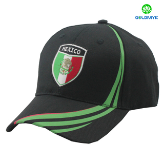 Joint printing baseball cap with patch embroidery logo