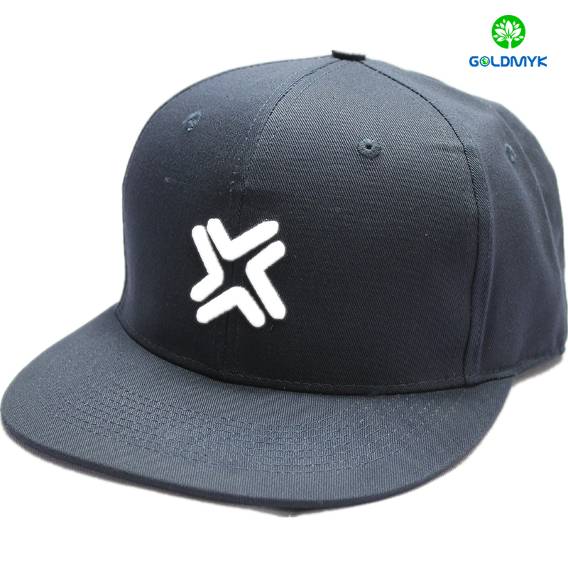 Customed 3D Embroidery 6 Panel Snapback Cap Wholesale