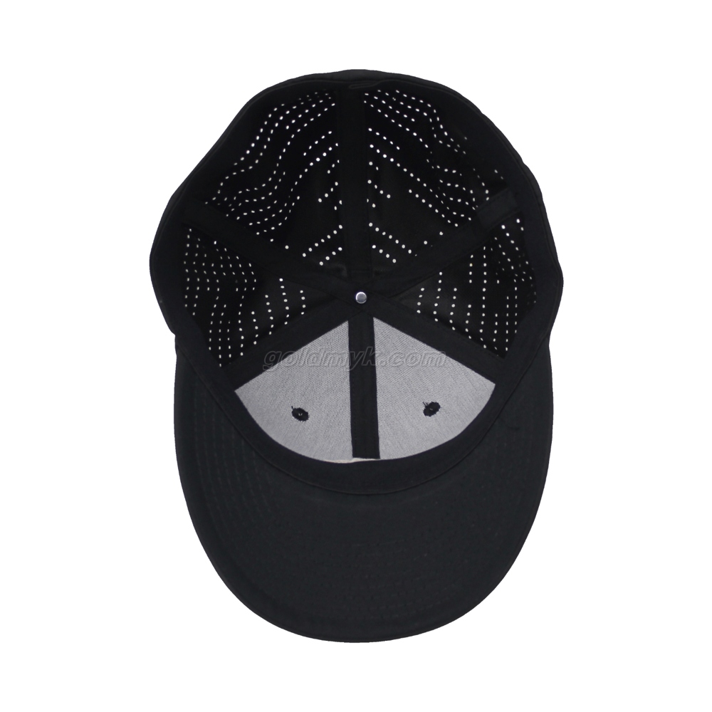 Hot Sale Flex Fit Style Laser Fabric Soprts Cap And Hat with Thermochromic Logo Patch