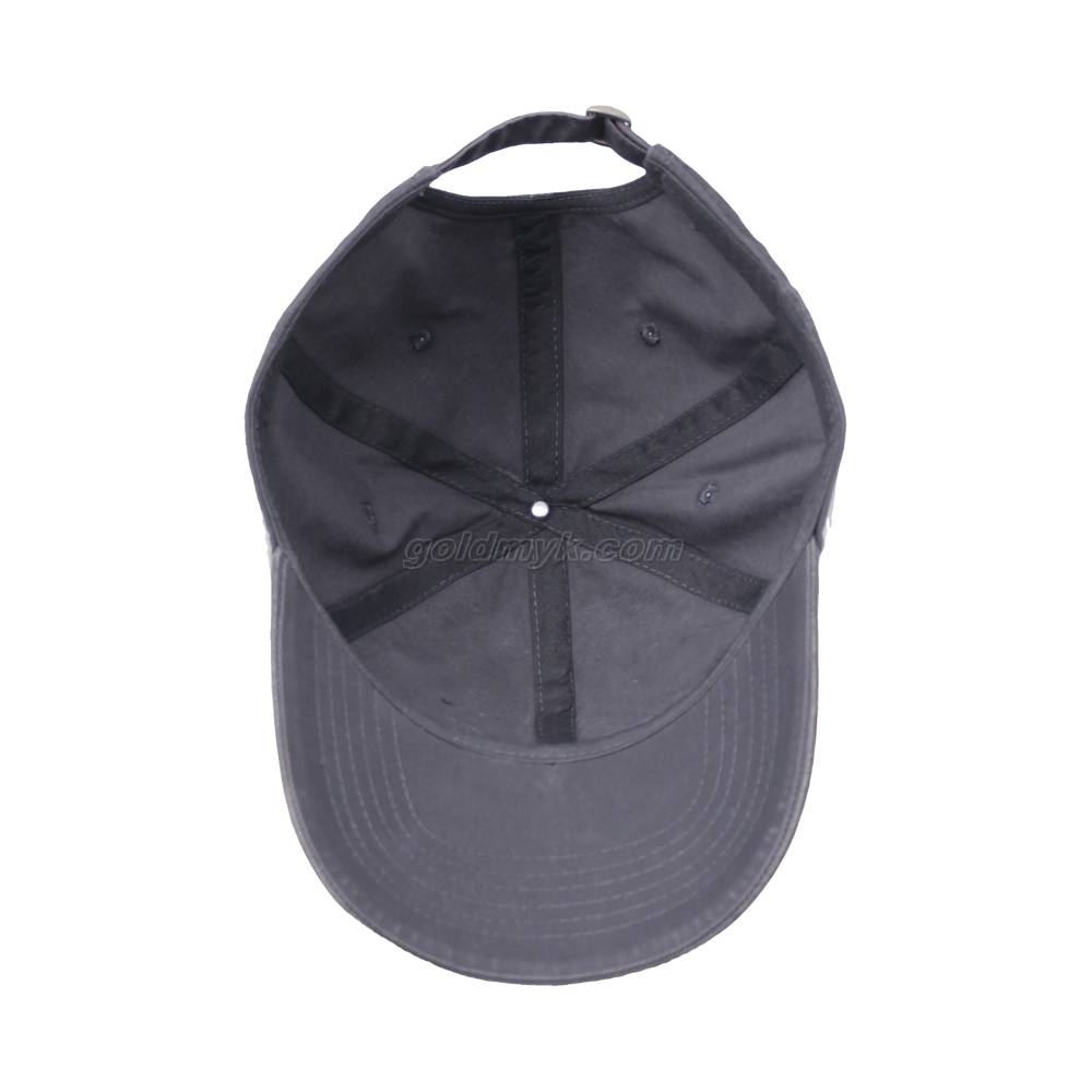 Vintage Stylish Flat Embroidery Washed Baseball Cap Dad Hat 6-panel Sports Caps For Man And Woven Can Custom Logo