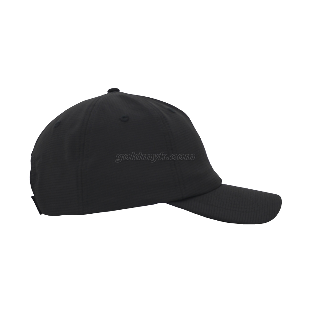 100% Polyester Baseball Cap Rope of Women And Men Custom Embroidery Silk Printed 6 Panel Cap Metal Buckle Closure