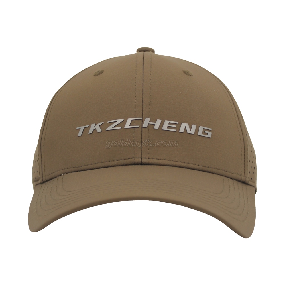 100% Polyester Baseball Cap Rope of Women And Men Custom Embroidery Silk Printed 6 Panel Cap Metal Buckle Closure