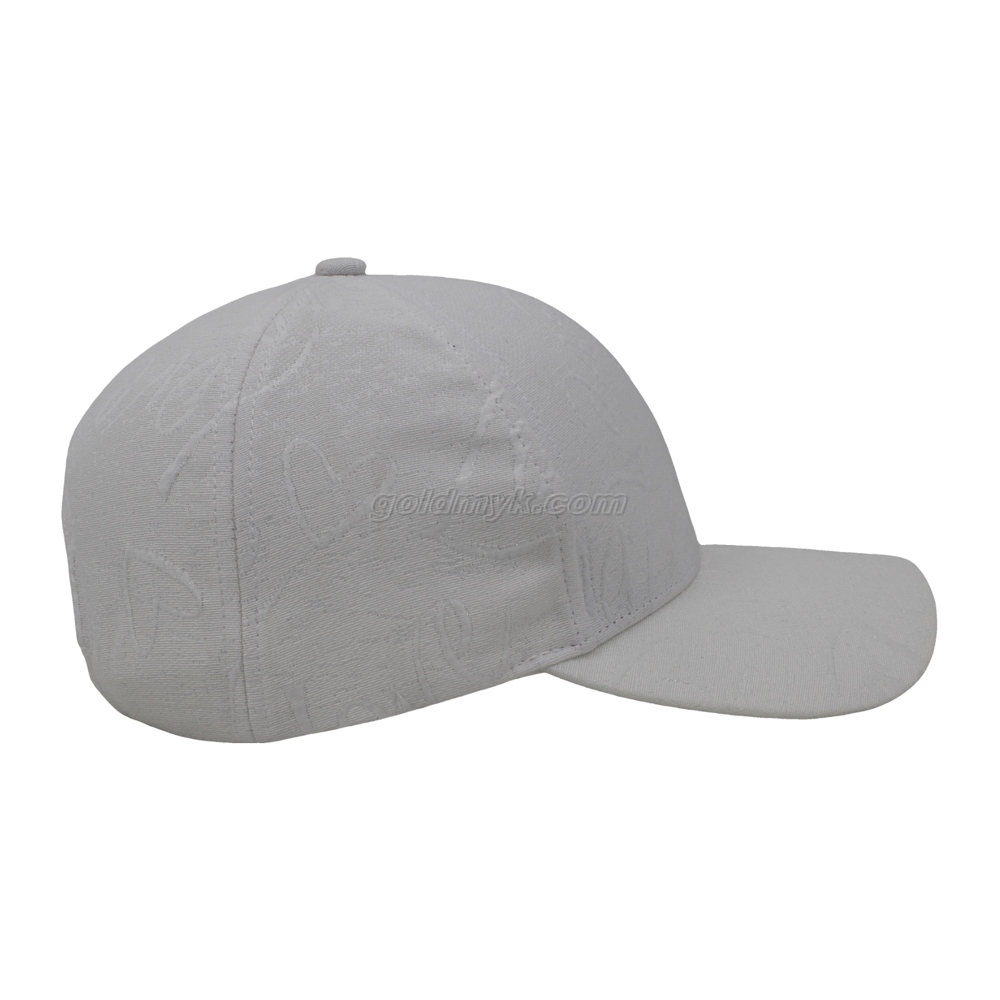 100% Cotton Baseball Cap Rope of Women And Men Custom Embroidery Silk Printed 6 Panel Cap Metal Buckle Closure