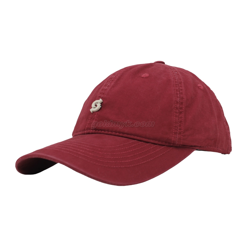 100% Cotton Baseball Cap Rope of Women And Men Custom Embroidery Silk Printed 6 Panel Cap Metal Buckle Closure