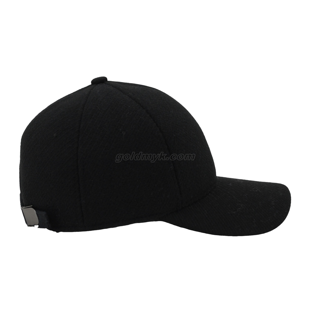 100% Polyester Baseball Cap Rope of Women And Men Custom Embroidery Silk Printed 6 Panel Cap Metal Buckle Closure