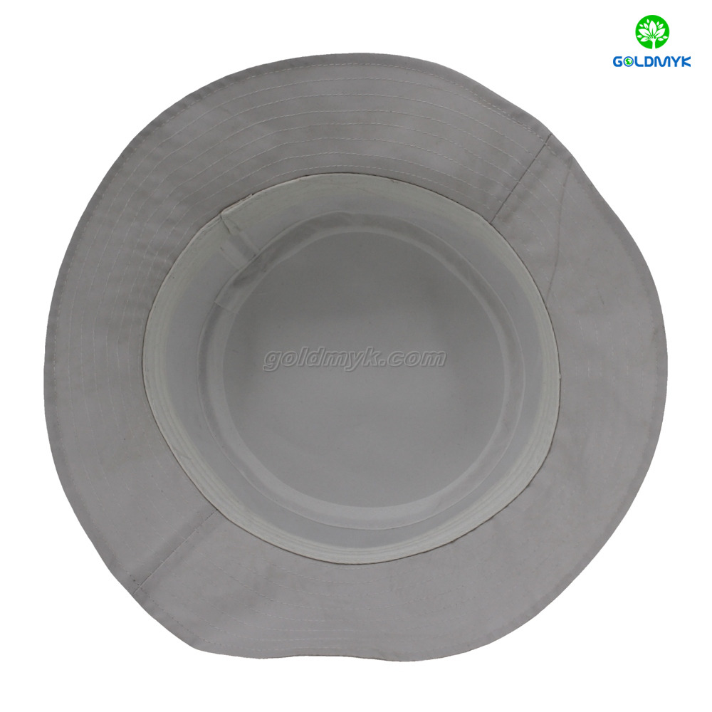 UV-activated Color-changing White Custom Logo Street Style Custom Fabric Bucket Floppy Hat