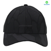 Custom Black Jacquard 6-Panel Curved Brim Sporty Style Street Wear for Business Baseball Cap 