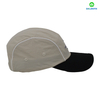 Flat Embroidery Style Dad Hat Custom Fabric Cap Curved Brim 5-Panel Baseball Cap