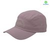 100% Polyester Pink Flat Embroidery Street Style Custom Fabric Cap Curved Brim 5-Panel Baseball Cap