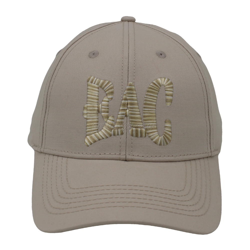 100% Cotton Baseball Cap Rope of Women And Men Custom Embroidery Silk Printed 6 Panel Cap Metal Buckle Closure