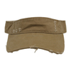 100% Washed Cotton Sunvisor Cap Rope of Women And Men Custom Embroidery Silk Printed 6 Panel Cap Metal Buckle Closure
