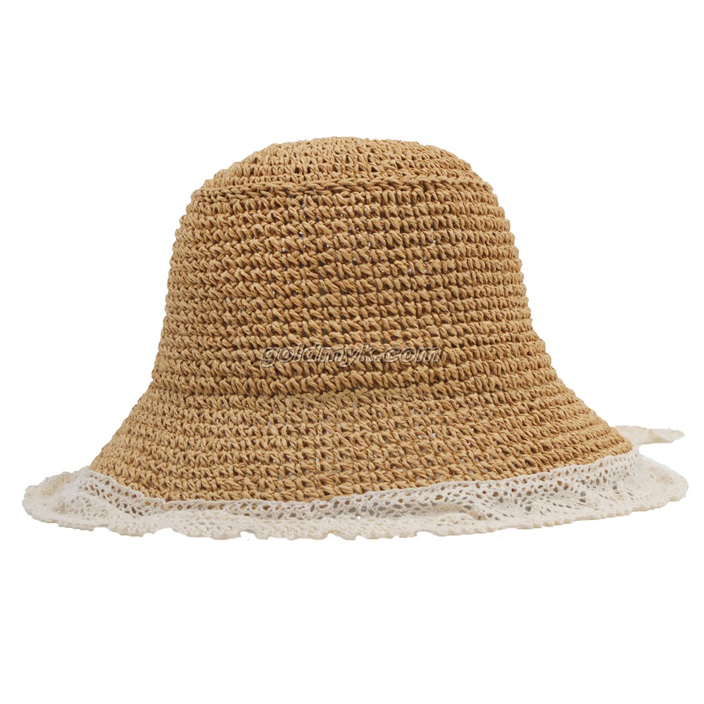 Hot Seller UV Protection Straw Hat Beach Straw Custom Straw Hat Beach Hats Outdoor Summer Straw Sun Hat for Women