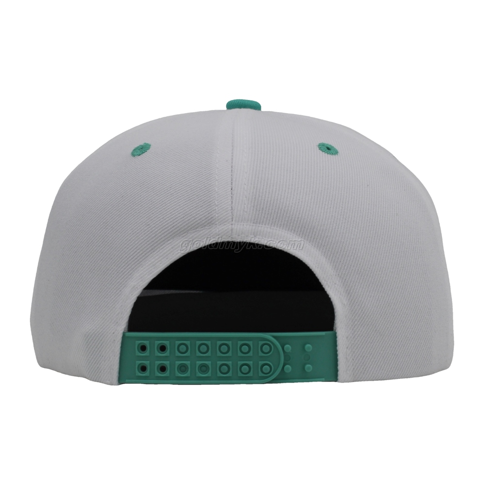 Custom 100% Cotton Fabric Custom Flat Emboridery Snapback Cap Hat Can Custom Embroidery Of Women And Men